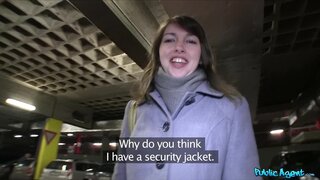 Public Agent - Fake Security Officer Fines Hottie With His Hard Cock - 04/16/2013