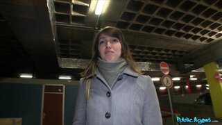 Public Agent - Fake Security Officer Fines Hottie With His Hard Cock - 04/16/2013
