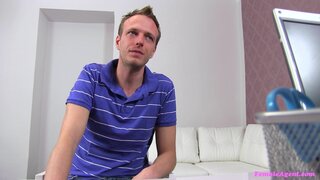 Female Agent - Guy Cheats On His Girlfriend For Agent's Tits And Wet Pussy - 04/19/2013