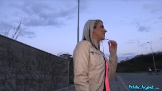 Public Agent - Lying Agent Convinced Blonde To Fuck On Command - 04/23/2013