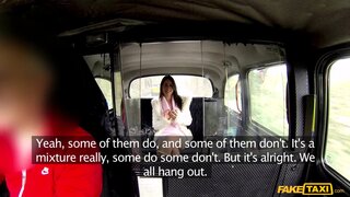 Fake Taxi - Horny Cutie Can't Help But Swallow Up Cabbie's Cock - 04/29/2013