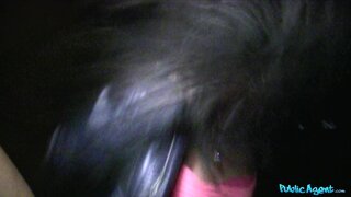 Public Agent - Shy Brunette Fucks Her Way To A New Phone - 05/17/2013