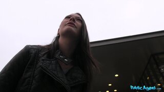 Public Agent - Brunette Lays Down For A Fuck Outside Shopping Mall - 05/21/2013