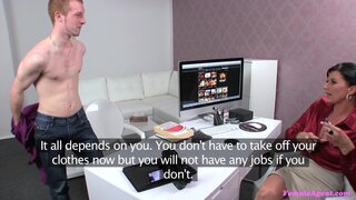 Female Agent - Pale Ginger Drenches Agent in His Steamy Cum - 05/21/2013
