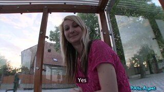 Public Agent - Blonde Hottie Sucks, Fucks, and Swallow's Stranger's Cum - 05/31/2013