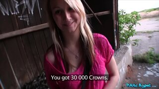Public Agent - Blonde Hottie Sucks, Fucks, and Swallow's Stranger's Cum - 05/31/2013