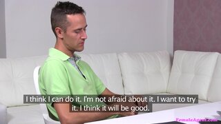 Female Agent - A Slim Dick For Thin Female Agent's Pussy - 07/26/2013
