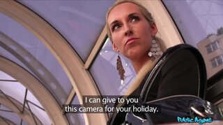 Public Agent - Slim Blonde Ditches Boyfriend To Suck A Stranger's Dick - 08/09/2013