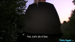 Public Agent - Slim Blonde Ditches Boyfriend To Suck A Stranger's Dick - 08/09/2013