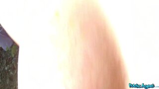 Public Agent - Cutie In Bikini Dives Headfirst Into A Stranger's Dick and Balls - 08/30/2013