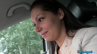 Public Agent - Lost Brunette Finds Her Way Onto Stranger's Thick Cock - 09/10/2013