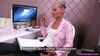 Female Agent - Seasoned Cock Teaches Agent How To Cum - 09/27/2013