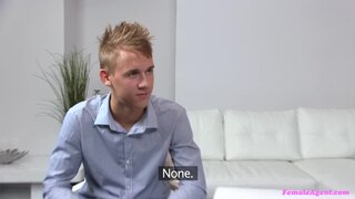 Female Agent - Athletic Guy Takes Hot Blonde Agent For A Sex Ride - 10/01/2013