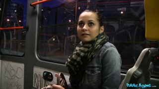 Public Agent - Babe With No Ticket Will Have To Take Stranger's Cum On Her Ass - 10/01/2013