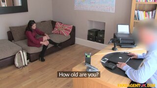 Fake Agent UK - Horny Teen Gives Up Her Big Bubble Butt To Agent - 10/14/2013