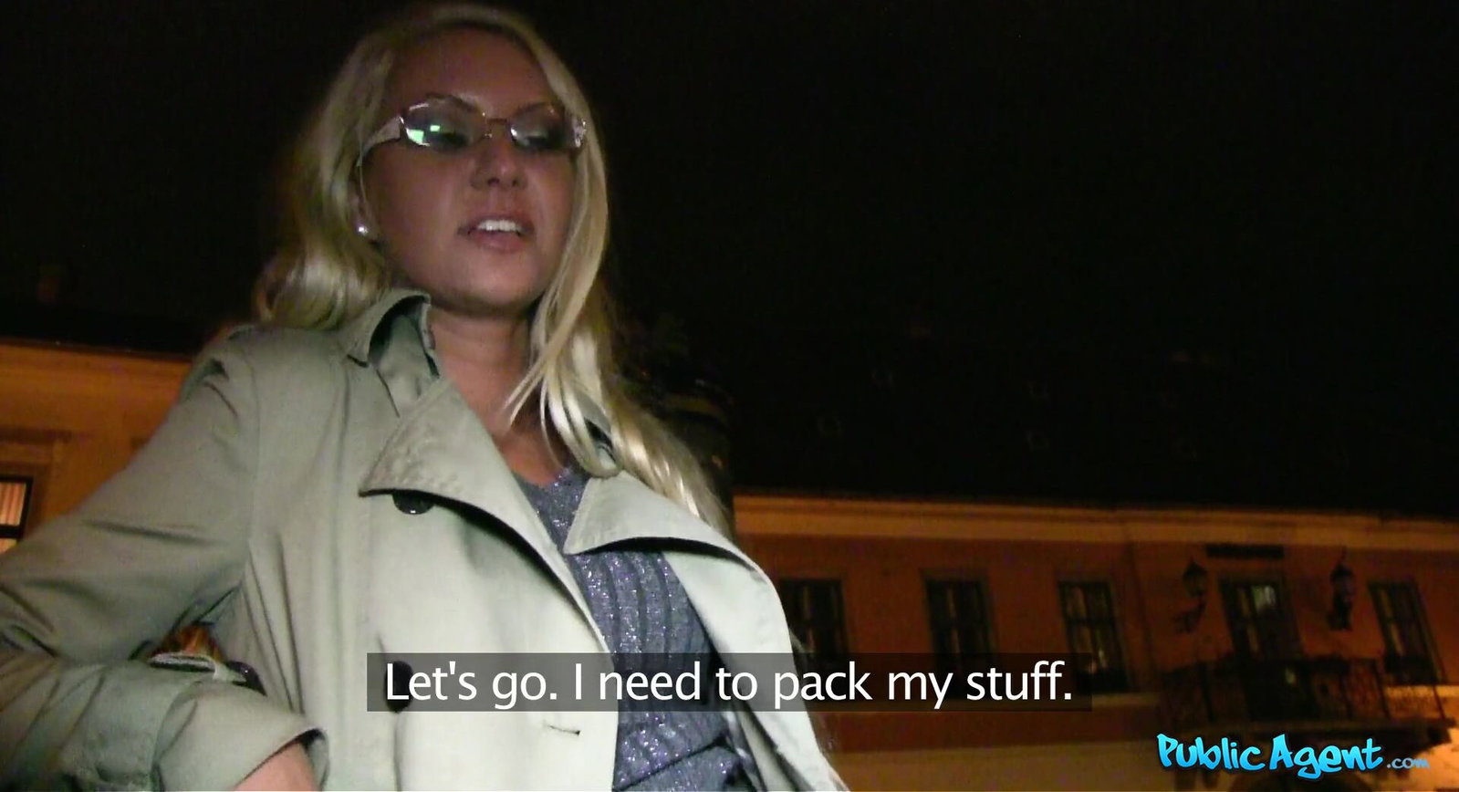 Public Agent - Desperate Blonde Shows Her Tits And Pussy For Fame - 10/18/2013