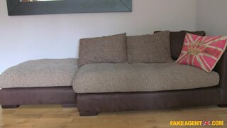 Fake Agent UK - Shy Brunette Nerd Wants Agent's Creampie Cum - 10/28/2013