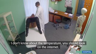 Fake Hospital - Woman With Fertility Problems Gets A Dose Of Doctor's Dick - 12/20/2013