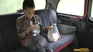 Fake Taxi - Tanned Hottie Gives Cabbie A Backseat Fucking - 01/06/2014