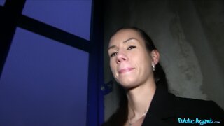 Public Agent - Promises Of A Photoshoot Turn Into A Mouth Full Of Cum For Brunette - 01/10/2014