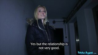 Public Agent - Blonde Babe Takes A Mouthful Of Stranger's Cum - 01/17/2014