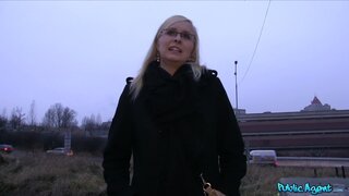 Public Agent - Curvy Blonde Takes All Of Stranger's Cock Deep Inside Her Pussy - 01/21/2014