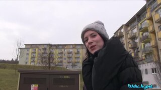 Public Agent - Pretty Babe Stuffs Her Pussy With Stranger's Cock For Fun - 01/24/2014