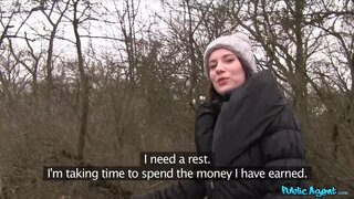 Public Agent - Pretty Babe Stuffs Her Pussy With Stranger's Cock For Fun - 01/24/2014