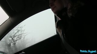 Public Agent - Hottie With Hot Pink Hair Shows Stranger Her Pink Pussy - 01/28/2014