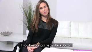 Female Agent - Female Agent Presents Her Wet Pussy To Juicy Beauty - 02/04/2014