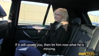 Fake Taxi - Nerdy Blonde Gets Back At Cheating Boyfriend By Fucking Cabbie - 02/10/2014