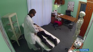 Fake Hospital - Doctor examines pretty patients pussy and prescribes a creampie - 02/13/2014
