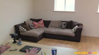 Fake Agent UK - Hot Blonde Walks Out Before Coming Back For Agent's Cum - 03/07/2014