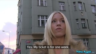 Public Agent - Blonde Lost In Prague Finds Herself Sucking On Stranger's Cock - 03/18/2014
