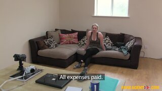 Fake Agent UK - Tight Posh Beauty Spreads Her Legs For Agent's Big Dick - 03/18/2014