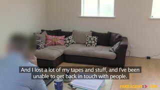 Fake Agent UK - Dark Haired Hottie Comes Back For More Of Agent's Cum - 03/21/2014