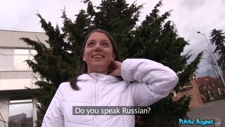 Public Agent - Sexy Student On School Trip Ends Up Riding Stranger's Cock - 03/25/2014