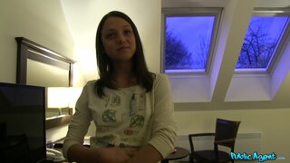 Public Agent - Sexy Student On School Trip Ends Up Riding Stranger's Cock - 03/25/2014