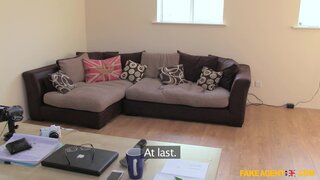 Fake Agent UK - Nerdy Blonde Gives Good Head Before Fucking Agent's Cock - 03/25/2014