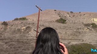 Public Agent - Public Agent Gets Egyptian Beauty To Let Him Into Her Wet Pussy - 04/04/2014
