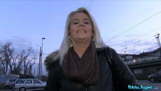 Public Agent - 18 Year Old Blonde Takes A Dick Full Of Cum To Pay For A New Phone - 04/11/2014