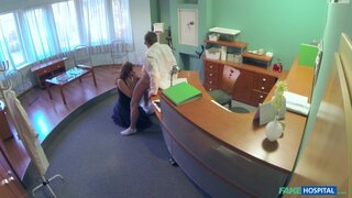 Fake Hospital - Doctor Gives His New Receptionist A Full Body Fucking - 04/17/2014
