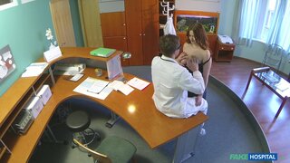 Fake Hospital - Doctor Gives His New Receptionist A Full Body Fucking - 04/17/2014