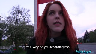 Public Agent - Spanish Redhead Gives Stranger A Ride On Her Bubble Butt - 05/02/2014