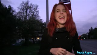 Public Agent - Spanish Redhead Gives Stranger A Ride On Her Bubble Butt - 05/02/2014