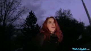 Public Agent - Spanish Redhead Gives Stranger A Ride On Her Bubble Butt - 05/02/2014
