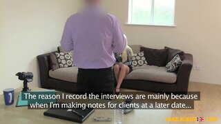 Fake Agent UK - Skeptical Blonde Has No Idea What Horny Agent Has In Store For Her - 05/16/2014