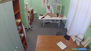 Fake Hospital - Blonde tourist gets a full examination - 06/12/2014