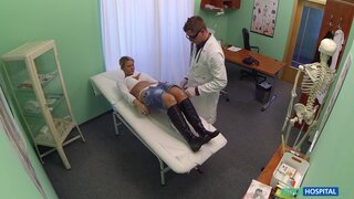 Fake Hospital - Lucky patient is seduced by nurse and doctor - 06/16/2014