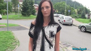 Public Agent - Skinny Brunette is Not Shy - 08/05/2014